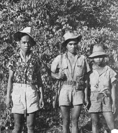 Young Filipino guerrillas of Mindoro