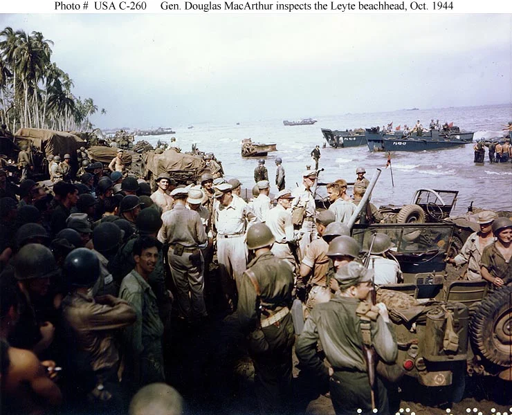 The Leyte beachhead, October 1944