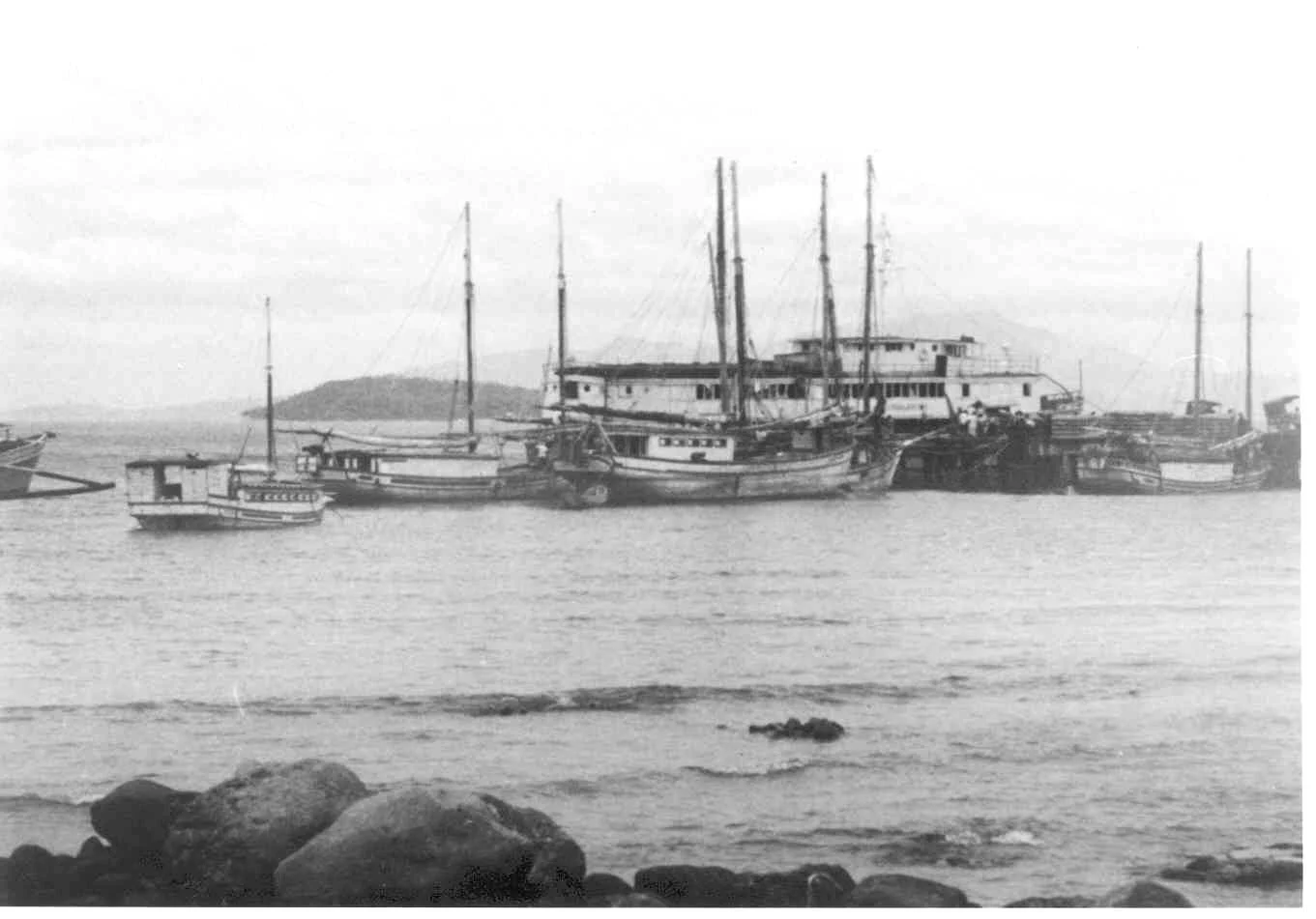 The port of Calapan in the 1950s