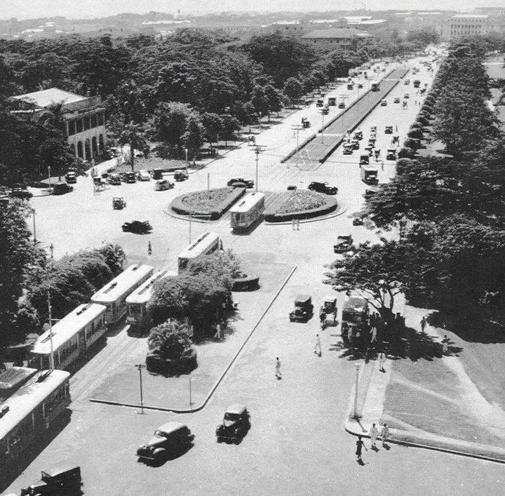 Taft Avenue at war’s end, 1945