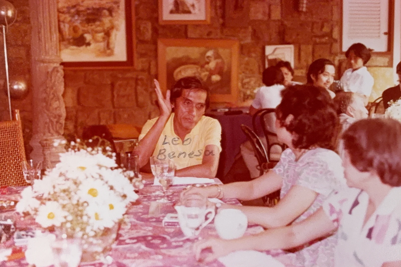 Leo Benesa at the Kalaw home