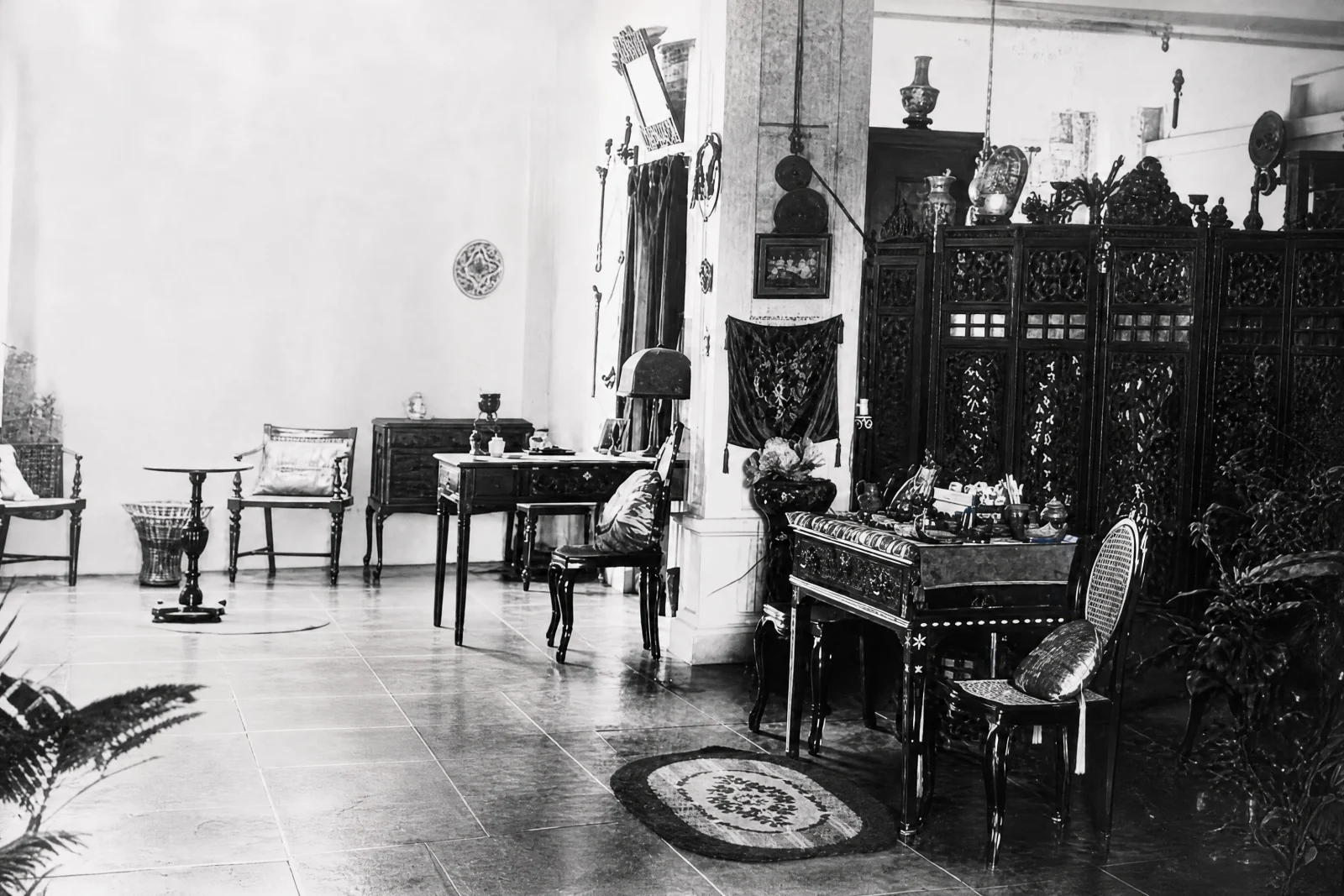 The sala of Hacienda Fermina