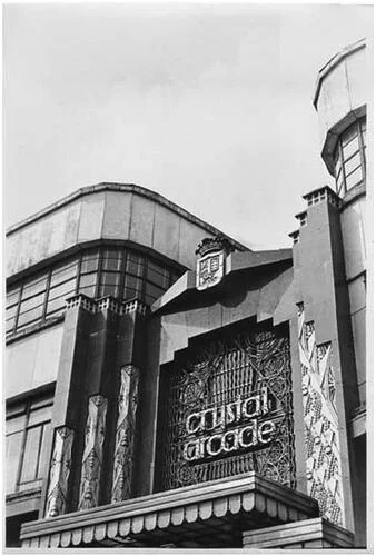 The Crystal Arcade facade on the Escolta